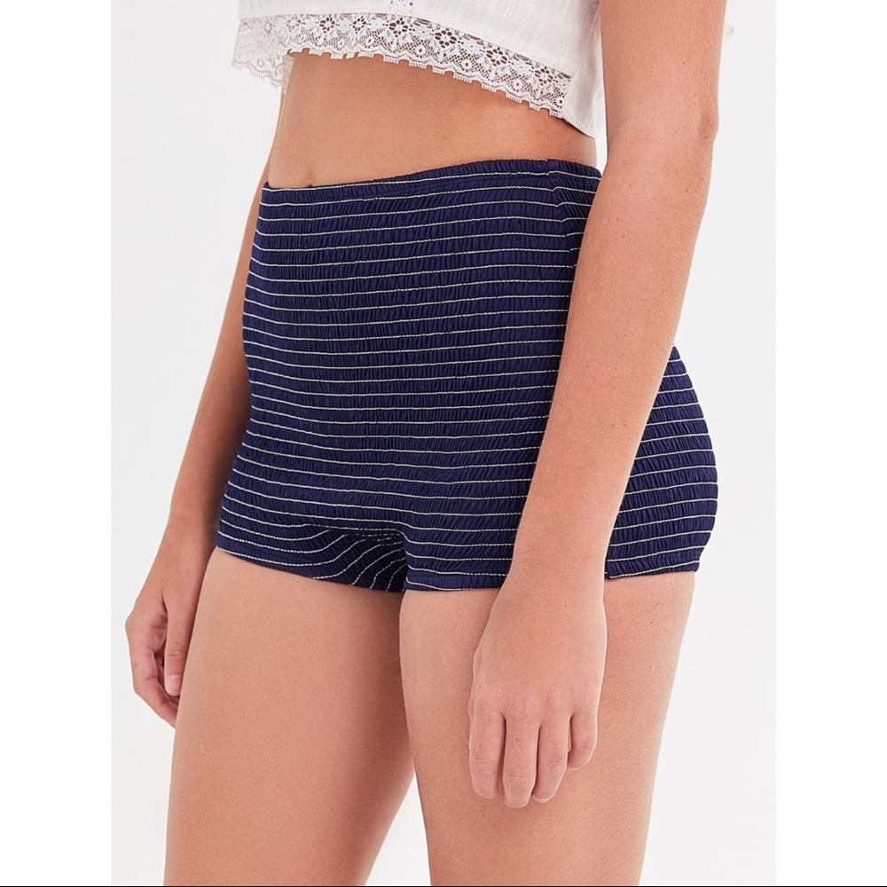 UO Milan Striped Textured Short